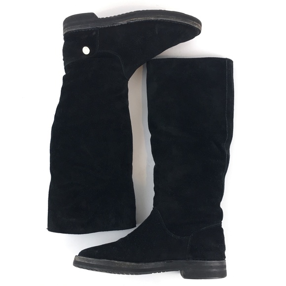 Jimmy Choo Suede Knee High Flat Boots Sz 35.5 - Picture 12 of 15